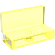Lego panel lavička 1x2x1, průhledná neonově zelená (4113958, 4655086)